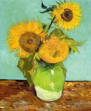  blumen - Sonnenblumen Vincent van Gogh impressionistische Blumen